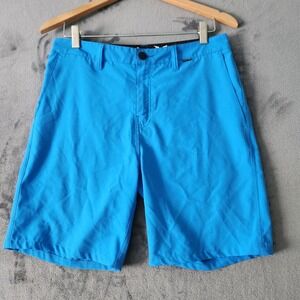 Hurley Mens Board Shorts Size 30 Blue Swinsuit Phantom Hybrid Water Repellant